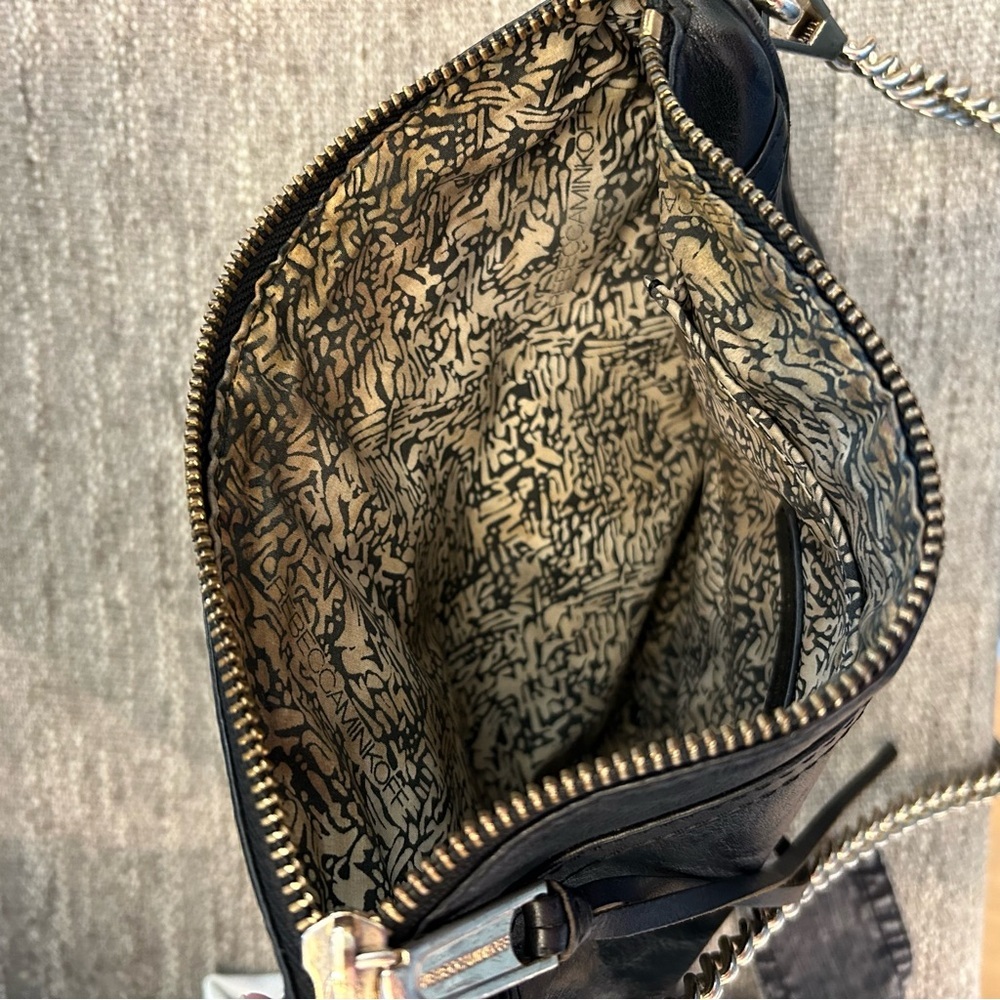 Rebecca Minkoff black leather small crossbody chain bag - Picture 8 of 13